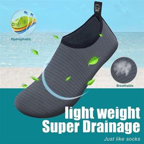 img 2 attached to Quick Drying Shoes Summer Outdoor Swimming Slipper Men's Shoes and Athletic