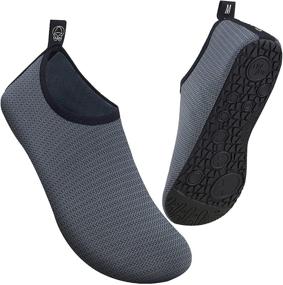 img 4 attached to Quick Drying Shoes Summer Outdoor Swimming Slipper Men's Shoes and Athletic