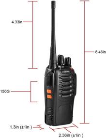 img 2 attached to ANSIOVON Walkie Talkie For Adults-Rechargeable Long Range 16 Channels Two Way Radio-LED Flashlight -Earpiece- Walky Talky-1500 Mah Rechargeable Li-Ion Battery(Include)-6 Pack