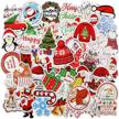 50 pcs christmas stickers logo