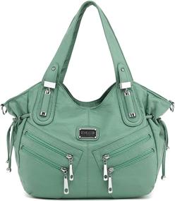 img 4 attached to Scarleton Zippers Washed Shoulder H147601 Women's Handbags & Wallets