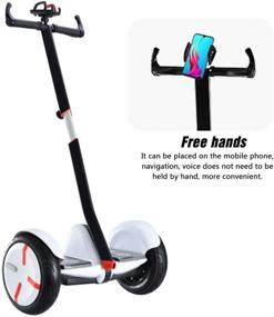 img 1 attached to 📱 TOLANBBT Универсальное продление руля с коленным баром для Segway Ninebot Mini PRO c креплением для телефона