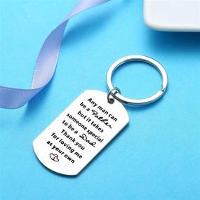 img 3 attached to 👨 Stepdad and Stepdaughter Keychain – The Perfect Gift for Stepfathers and Daughters