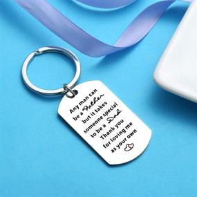 img 2 attached to 👨 Stepdad and Stepdaughter Keychain – The Perfect Gift for Stepfathers and Daughters