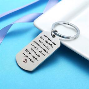img 1 attached to 👨 Stepdad and Stepdaughter Keychain – The Perfect Gift for Stepfathers and Daughters