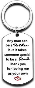 img 4 attached to 👨 Stepdad and Stepdaughter Keychain – The Perfect Gift for Stepfathers and Daughters