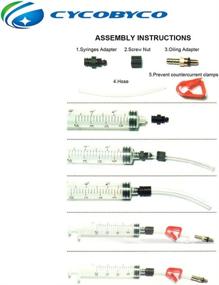 img 2 attached to CYCOBYCO Bicycle Brake DOT Oil Bleed Kit: A Comprehensive Set for AVID, Sram, Formula, Hayes, Bngal, and More!