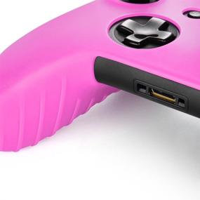 img 1 attached to 🎮 Xbox One Game Controller Console Silicone Protective Case Skin - Flexible & Stylish (Pink)