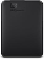 💾 wd 5tb elements portable external hard drive hdd | usb 3.0 | pc, mac, ps4 & xbox compatible - wdbu6y0050bbk-wesn логотип