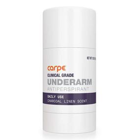 img 4 attached to 🚗 Carpe Clinical Strength Deodorant + Extra Effective Antiperspirant for Hyperhidrosis - Charcoal Scent - Combat Excessive Underarm Sweating