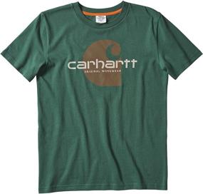 img 1 attached to Carhartt Short Sleeve T Shirt Hunter