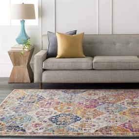 img 1 attached to 🏞️ Justine Area Rug 3' x 5': Stylish and Versatile Floor Accent for Any Space