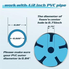 img 2 attached to 🔴 HLHGR Cup Turner Foam Set: Perfect Fit for PVC Cup Turner Inserts & Various Tumbler Sizes - 8PCS