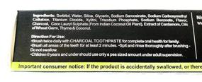 img 2 attached to Bamboo Charcoal Toothpaste 6 Pack - 100% Natural Teeth Whitening - Oral Care - 6.5 oz