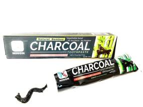 img 1 attached to Bamboo Charcoal Toothpaste 6 Pack - 100% Natural Teeth Whitening - Oral Care - 6.5 oz