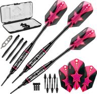 🎯 16 gram dart diva viper vanity soft tip darts set with storage/travel case логотип