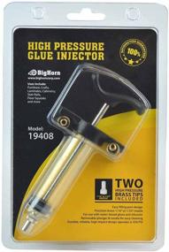 img 2 attached to 🔧 Quick and Precise Glue Application: Big Horn 19408 High Pressure Glue Injector with 2 Brass Tips