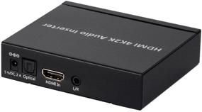 img 3 attached to Вставка аудио сигнала HDMI серии BlackbirdTM 4K от Monoprice - черный