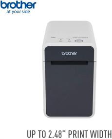 img 1 attached to 🖨️ Brother TD2130N: High-Speed Thermal Printer for Labels, Receipts & Tags – USB/Serial/LAN Connectivity, Built-in Wi-Fi & Bluetooth