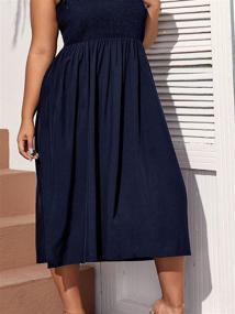 img 1 attached to Milumia Spaghetti Shirred Waisted XX Large Women's Clothing and Dresses