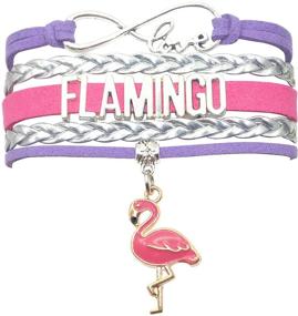 img 4 attached to HCChanshi Flamingo Bracelet Infinity Supplies