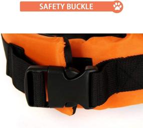 img 2 attached to KOFOHON Dog Life Jacket - Summer Pet Safety Reflective Preserver Floatation Vest with Rescue Handle and Adjustable Belt for Swimming, Boating, Surfing, and Kayaking