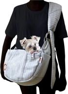 🐾 alfie pet bristol pet sling carrier - light grey: comfortable and stylish transport solution logo