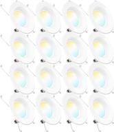 sunco lighting downlight selectable installation logo