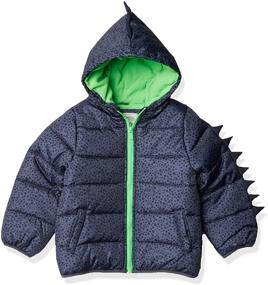 img 4 attached to 🧥 Black Carter's Adventure Bubble Jacket : Boys' Jackets & Coats