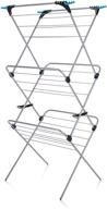 🧺 efficient silver minky homecare 3 tier plus drying rack, 49' – space-saving solution logo