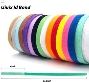 img 1 attached to Uiuix Puppy Whelping Collars: 5 Record Keeping Charts, 15 Colorful ID Collars, Adjustable Bands for Breeders