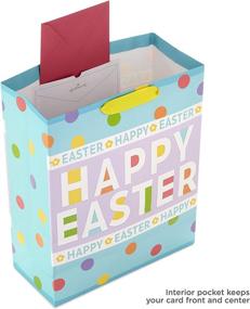 img 1 attached to Hallmark Extra Large Easter Gift Bag with Tissue Paper - Happy Easter Theme, Polka Dots Design - Perfect for Easter Baskets, Egg Hunts and Kids Presents