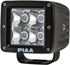 img 2 attached to 💡 Piaa 26-06603 QUAD SERIES Черный 3" LED Кубок Световой Комплект: Мощное Пятнообразное Освещение