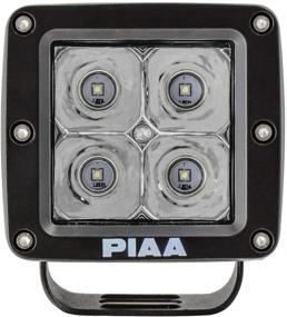 img 1 attached to 💡 Piaa 26-06603 QUAD SERIES Черный 3" LED Кубок Световой Комплект: Мощное Пятнообразное Освещение