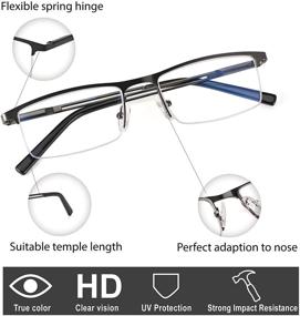 img 2 attached to EYEGUARD Glasses Stylish Computer Eyeglasses