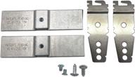 🔩 granite grabbers complete kit with 2-pack dishwasher mounting brackets and 2-pack undercounter dishwasher bracket – model 8269145, wp8269145, ap6012289, ps11745496 логотип