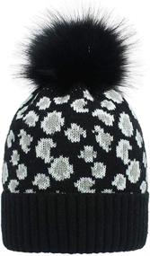 img 3 attached to INOGIH Beanie Hat Leopard Pattern Cow Pattern Outdoor Recreation for Hiking & Outdoor Recreation Clothing