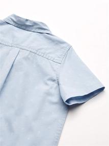 img 2 attached to Amazon Essentials Toddler Short Sleeve Chambray