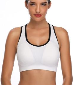 img 2 attached to High-Quality Padded Strappy Sports Bras: Yoga, Running, Fitness - Pack of 3
