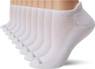 🧦 no nonsense women's soft & breathable cushioned no show socks - white 9 pair pack (size 4-10) with back tab логотип