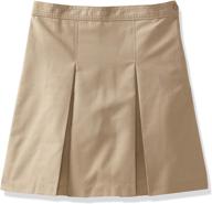 stylish and comfortable classroom girls 👗 kick pleat skirt - girls' clothing essential! logo