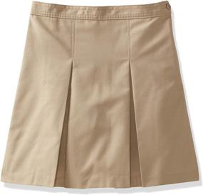 img 2 attached to Stylish and Comfortable Classroom Girls 👗 Kick Pleat Skirt - Girls' Clothing Essential!