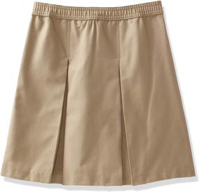 img 1 attached to Stylish and Comfortable Classroom Girls 👗 Kick Pleat Skirt - Girls' Clothing Essential!