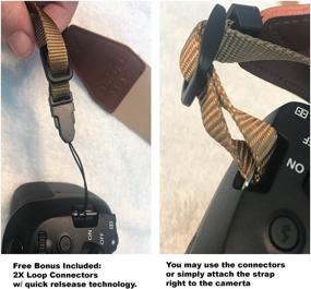 img 1 attached to Royal Silver & Black Woven Camera Strap for DSLR Cameras. Elegant Embroidered Neck & Shoulder Strap, Universal Fit with Unique Pattern. Perfect Stocking Stuffer for Men & Women Photographers