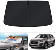 kust windshield sun shade for hyundai tucson: ultimate uv protection and cooler car experience logo