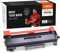 🖨️ lemerosuperx tn730 tn760 toner cartridge replacement - compatible with brother mfc-l2710dw hl-l2350dw mfc-l2750dw hl-l2395dw - black (1 pack) logo