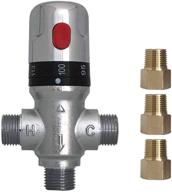 🔩 atmama 3-way thermostatic mixing valve with 1/2npt connections - crafted from solid brass логотип