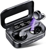 🎧 bootch true wireless earbuds: waterproof tws bluetooth headphones with mic, 100h playtime, deep bass - perfect for sports, travel, work logo