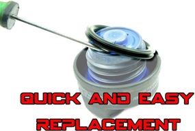 img 1 attached to 🔓 High-Performance RKX Gas Cap Seal Replacement for Subaru Part Numbers 42031AJ000 & 42031AG000