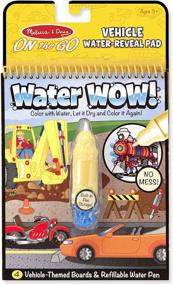 img 4 attached to 🚗 Mess-Free Melissa & Doug Vehicles Water Reveal: Chubby-Sized Fun!